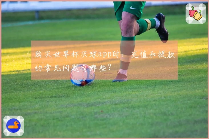 购买世界杯买球app时，充值和提款的常见问题有哪些？