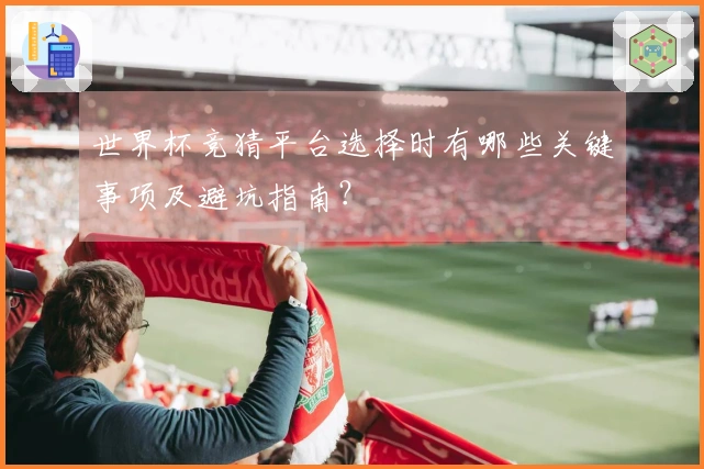 世界杯竞猜平台选择时有哪些关键事项及避坑指南？